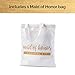 Pop Fizz Designs Bridesmaid Bags | Bridesmaid Tote bags Pack of 6 | Maid of Honor Tote Bag | Bride Canvas Bag