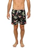 Uzzi Men's Aloha Swim Trunks
