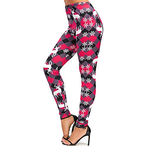 Christmas Leggings For Women Yoga Christmas Running Sports Pants Trouser Legging