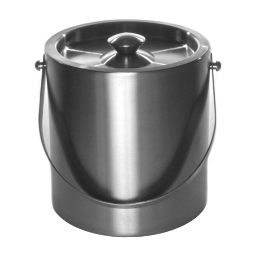 Mr. ice bucket 260-1 brushed stainless-steel ice bucket…