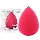 Makeup Blender Beauty,Foundation Blending Sponge, Flawless for Liquid, Creams, Blending Cosmetic, Egg Shaped Set for Concealer Contouring Powder, Multi-Color Makeup Sponge（Rose）-1 Piece
