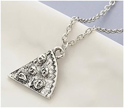 Best Wing Jewelry "Pizza Slice" Pendant Necklace (47cm)