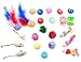 Fashion's Talk Kitten Toys Variety Pack for Cat 26 Pieces,4 Levels Tower of Tracks,Cat Tunnel,Feather Cat Teaser Toys,Sparkle Balls,Furry Rattle Ball,Catnip Mice,Furry Mouse,Plastic Balls with Bell