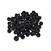 100 Pieces Black Plastic 5/8