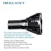 IMALENT R90C Flashlight 20,000 Lumens, 9pcs Cree XHP35 HI LEDs, Super Bright LED Torch Long Throw Up to 1679 Meters, Built-in Cooling Tools (R90C)