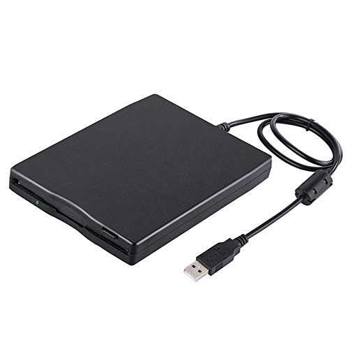 Usee 3.5" USB Floppy Disk 1.44MB External FDD Floppy Disk Drive Portable USB Floppy Disk Reader for PC MAC Windows (Black) - Thumbnail 7
