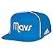 NBA Dallas Mavericks Men's Fanwear Team Flat Brim Snapback Cap, One Size, Blue