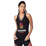 STRONG by Zumba Women's Breathable Workout Halter Tank Top 
