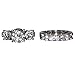 5 Ct. Bold Past Present & Future Style Cubic Zirconia Cz Bridal (Round-shaped Center Stone Is 2.75 Cts)