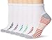 Hanes Women's 6-Pack Sport Cool Comfort Ankle, White/Grey Heather Assortment, Shoe Size: 5-9