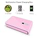 Smartphone UV Sanitizer, Cell Phone Sterilizer Cleaner and Charger for iPhone 8 iPhone X Android Device Earphone Jewelry Watches with Aromatherapy Fuction USB Cable- Pink