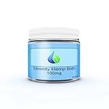 Serenity Hemp Soothing Muscle Salve/Balm - 2oz Jar - 100mg - Certified Organic - 99.9% Pure Full Spectrum Hemp Extract - Pain Relief Rub - Joint Pain - Stress - Anxiety