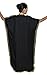 Moroccan Caftan Hand Made with Gold Hand Embroidery Long Length Black