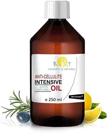 Weight loss Fat Burner Anti Cellulite Oil 100% Natural with Pure Essential Oil of Lemon, Rosemary, Cinnamon
