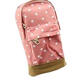 Mini School Bag Pen Case Student's Canvas Pencil Case Children Pen Bag (Pink) by Broadfashion