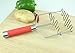 Potato Mashers | Double Smashers For Your Potatoes Guacamole Cauliflower Fruit Eggs Meat | Best Masher for smooth Mash with or without Skin | Spring Loaded Smasher with Silicone Handle PC by Chef Amore