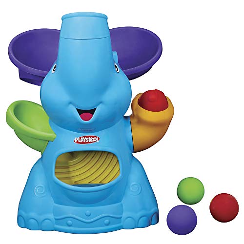 Playskool Elefun Busy Ball Popper Active Toy for Toddlers and Babies 9 Months and Up with 4 Colorful Balls (Amazon…