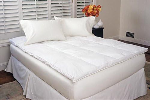 Down Alternative Baffled Box Fiber Bed White / Twin