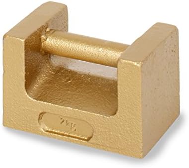 Troemner 9278 2kg Class F Cast Iron Grip Handle Weight with Statement of Accuracy