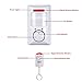 AISITIN NEW 2 Remote Controller Wireless Home Security PIR MP Alert Infrared Sensor Alarm system Anti-theft Motion Detector Alarm 105DB