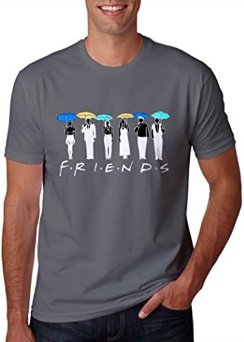 Friends Tv Show Charcoal Tshirt For Man L