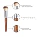 XUCOO 15 Pcs Professional Makeup Brush Set Foundation Contour Blending Eyeshadow Concealer brush Blush Brush Leather Case