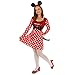 Red & White Mouse Dress Adult Costume