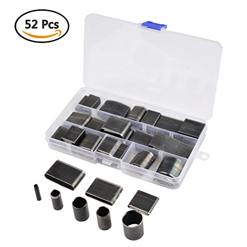 ATPWONZ 52pcs Shape Style One Hole Hollow Punch Cutter Set for DIY Leather Craft