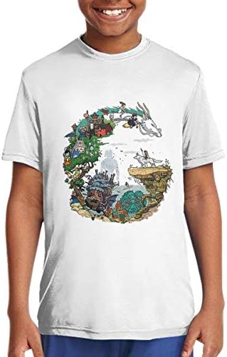 SheilaCHENMontroy Studio Ghibli Art ï¼ŒMiyazaki Anime Combo Teenage T-Shirt