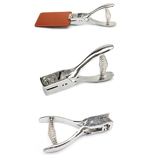 Alikeke Hand Held Steel Badge Slot Punching Tool for ID Card and Credentials