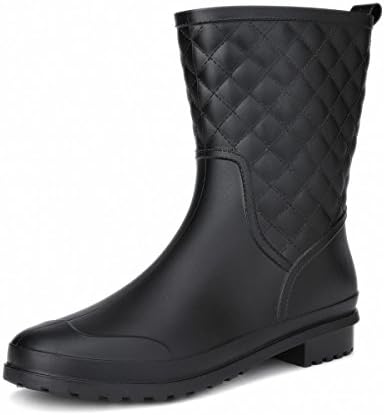 Rainy Show Block Heel Rain Boots For Women by Fashion Rain Shoe