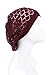 BSB AN Burgundy Red Knit Beanie For Women Light Weight Fashion Hat