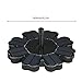 Anself Solar Fountain Pump Bird Bath, 8V 1.4W Solar Powered Submersible Free Standing Solar Outdoor Fountain for Small Pond, Patio Garden and Lawn