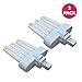 Think Crucial 2 Replacement for Miracle-Gro AeroGarden B Grow Bulb, Fluorescent Light Projection, 7 x 5 x 4.25 in, Compatible with Part # 970904-0200 & 100340
