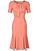 JUESE Women's 50s 60s Formal or Casual Party Pencil Dress