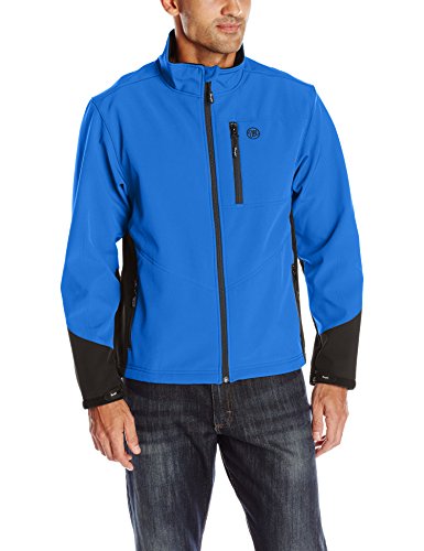 Wrangler Men's Trail Jacket, Blue/Black, Large