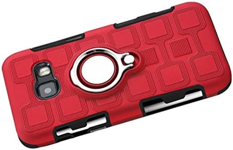 1PC Phone Cover Sports Shockproof Three-Layer Running 360 Degree Ring Car Magnetic Three-in-one Phone Cover for Samsung Galaxy A3 2017