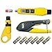 Klein Tools VDV002-818 Coax Cable Tester / Cable Installation Kit, Cable Stripper, Crimper, Coax Explorer 2, and 6 F Compression Connectors primary