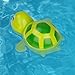 Zooawa [6 Pcs] Baby Bath Toy, Swimming Floating Turtle Bathtub Wind-up Toddler Toys Summer Pool Water Bath Fun Time Cute Sets,Eco-Friendly Material, 3 Colors - Blue, Orange, Green