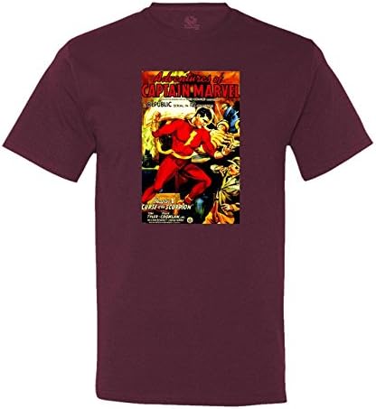Minty Tees Men's Adventures of Captain Marvel