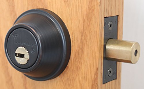 MUL-T-Lock Interactive+ Cronus High Security Grade 2 Single Cylinder Dead-Bolt w/Thumb Turn. Commercial or Residential Metal or Wood Doors (6) Oil Rubbed Bronze - Two Keyed Alike)