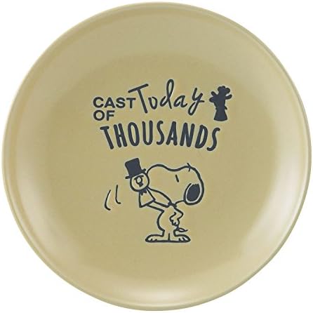 Peanuts ピーナッツ スヌーピー Zerostone 16cm プレート 皿 パペットショー柄 Sn52 318