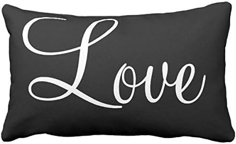 Home Decor Love, Happiness, Sweet Dreams Decorative Bedroom A Lumbar Throw Pillowcase