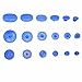 PIDINGER Paintless Dent Repair NylonTabs Hail Removal 18Pcs Blue
