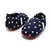 Delebao Baby Infant Toddler Cartoon Rubber Sole Crib Shoes Slippers Prewalker 3-24 Months (12-18 Months, Star)