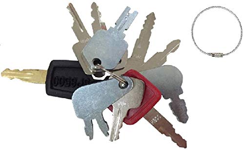 10 Keys Heavy Equipment Construction Key Set/Construction Ignition Keys Sets