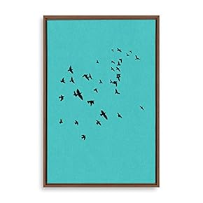 Framed Canvas Wall Art for Living Room, Bedroom Simple Style Theme Canvas Prints for Home Decoration Ready to Hang - 16x24 inches