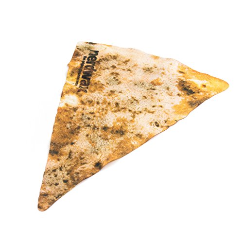Pizza Microfiber Cleaning Cloth | Fun Designs by NERDWAX | 3 Pack