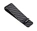 C&L Carbon Fiber Glossy Money Clip Credit Card Business Card Holder Small size