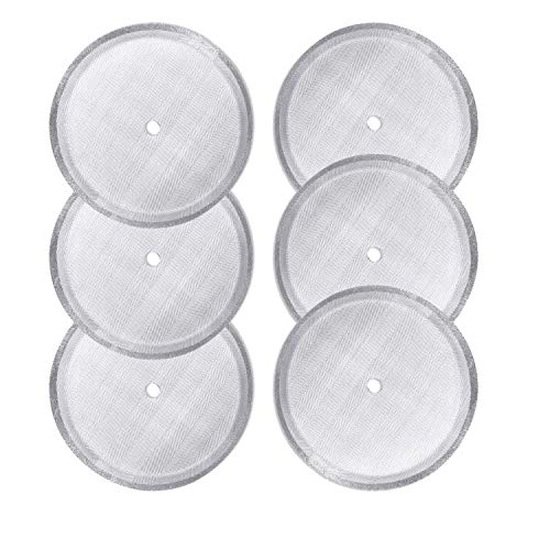 KRISMYA French Press Coffee Filters,6 Pack French Press Replacement Filter Screen, 4 Inch Stainless KRISMYA French Press Coffee Filters,6 Pack French Press Replacement Filter Screen, 4 Inch Stainless